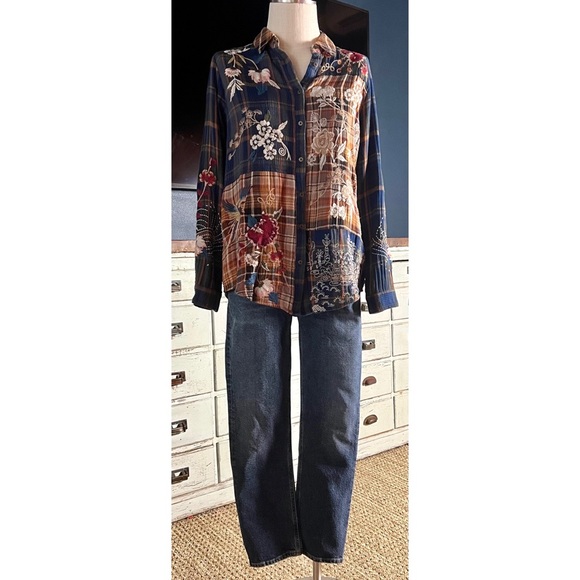 Agolde Riley High Rise Straight Cropped Jeans Size 27 - Picture 3 of 11